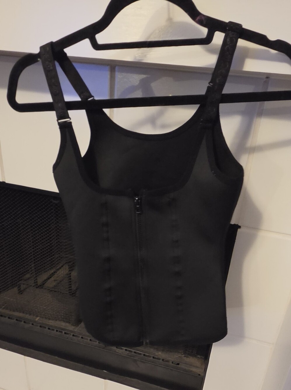 Black Front-Zip (UNISEX) Shapewear Tank